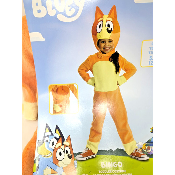 Bluey Toddlers Bingo Halloween Costume Cosplay Size Small (2T) Brand New Target - Picture 3 of 4